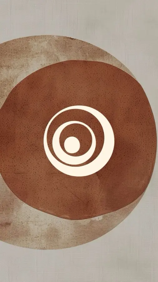 Reel frame: the symbol settles on a terracotta plate